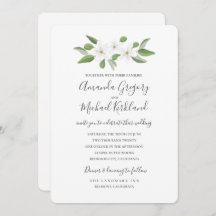 Scarborough Sage Monograma Wedding Suite