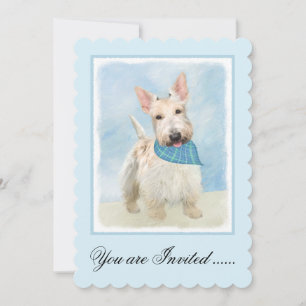 Convites Scottish Terrier Wheaten Dog Painting