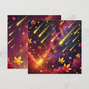 Convites Scrapbook para Chá de Meteoro Automático Imprimíve