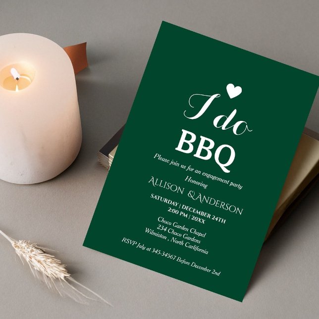 Convites Script branco moderno eu faço festa de noivado de  (Criador carregado)