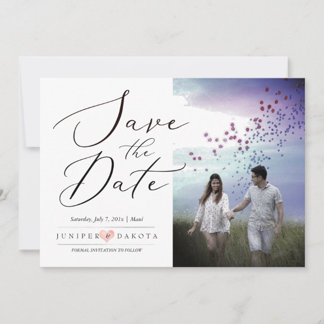 Convites Script de Caligrafia Elegante PixDezines (Frente)