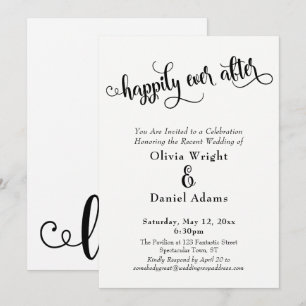 Convites Script de Rico Feliz para Sempre Depois de Preto e