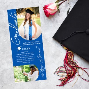 Convites Script Elegante Moderno de Festa de formatura de F