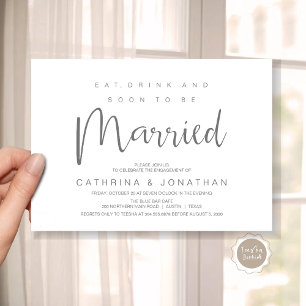 Convites Script Moderno, Celebração de Partido Janto de Noi