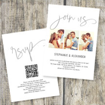 Script Moderno de 3 Fotos para Casamento Join Us