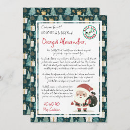 Convites Scrisoare de la Polul Nord Invitation