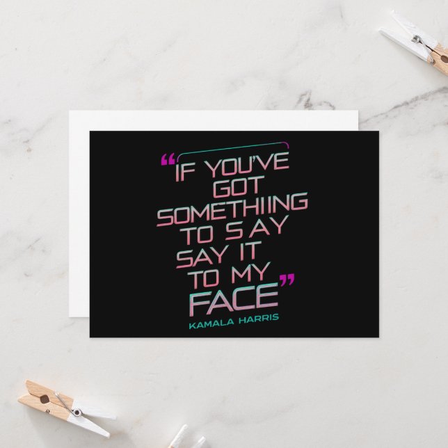 Convites Se você tem algo a dizer na minha cara (Frente/Verso In Situ)