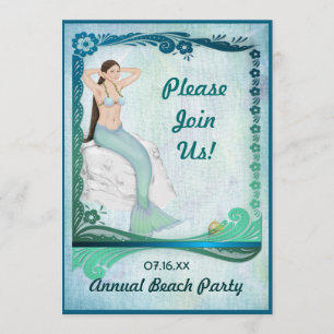 Convites Sea Green Fantasy