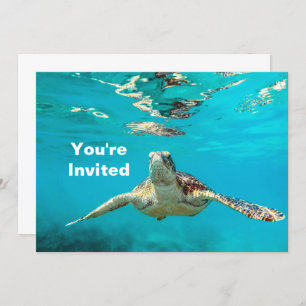 Convites Sea Turtle Birday
