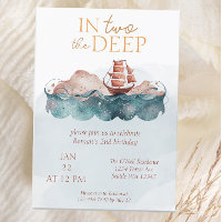 Sea Whimsical Ocean Pirata Segundo Aniversário