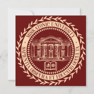Convites Seal da Universidade Miskatonic