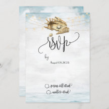Seashells,Sea,String Lights Script RSVP