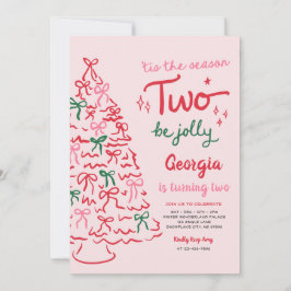 Convites Season Two Celebrate Coquette Christmas Birthday