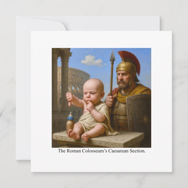 Convites Seção cesariana do Coliseu Romano (Frente)