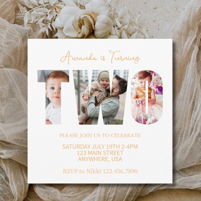 Convites segundo 2ª Festa de aniversário Favoritos Para Men (Criador carregado)