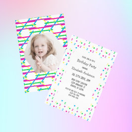 Convites Segundo aniversário Arco-Íris