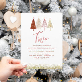 Convites Segundo aniversário da Árvore de Natal