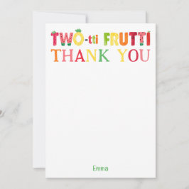 Convites Segundo aniversário De Fruta De Frutti Cutie Duas