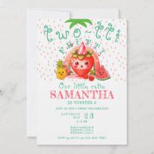 SEGUNDO ANIVERSÁRIO de Fruta TWOTTI Tutti Frutti S