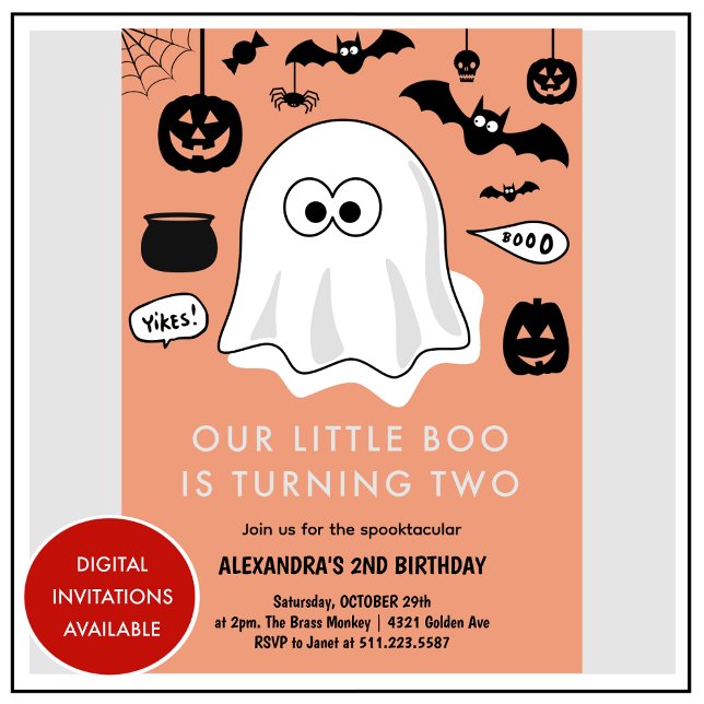 Convites Segundo aniversário de Halloween segundo nosso peq (Halloween-2nd-birthday-second-our-little-boo-invitation-1)