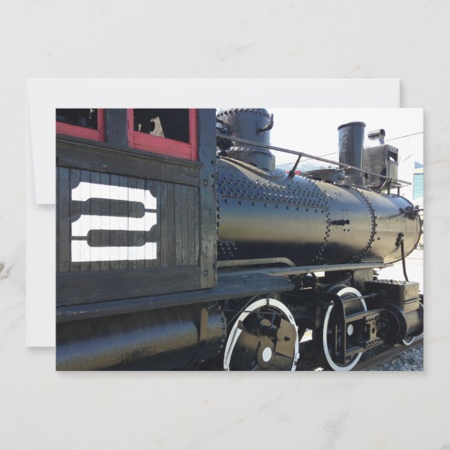 Convites segundo aniversário do comboio (Frente)