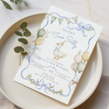 Segundo aniversário Goose Boy de dois Bobos