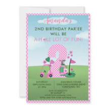 Segundo aniversário Par-Tee Encantador De Golfe Ro