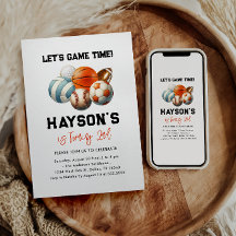 Segundo aniversário para Crianças de Esportes Mode