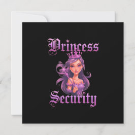 Convites Segurança da Princesa: Mantenha Sua Pequena Realez