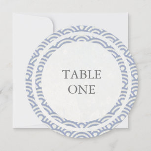 Convites Seigha Japonês Estilizou Ondas À Mesa