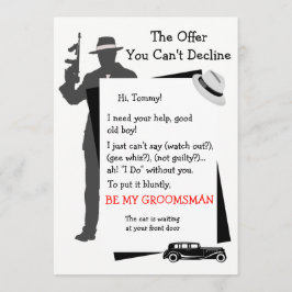 Convites Seja a minha Padrinho de casamento, não pode recus