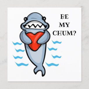 Convites Seja Meu Namorados De Chum Shark