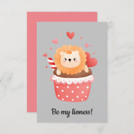 Convites Seja meu namorados de leão
