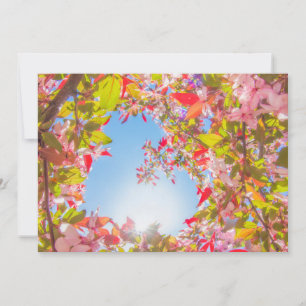 Convites Seja meu Namorados Natureza floresce Flores do Cor