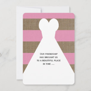 Convites Seja meu poema Madrinha de casamento a rosa