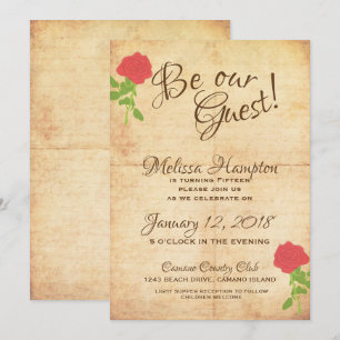 Convites Seja nosso Convidado Convidado para o Aniversário