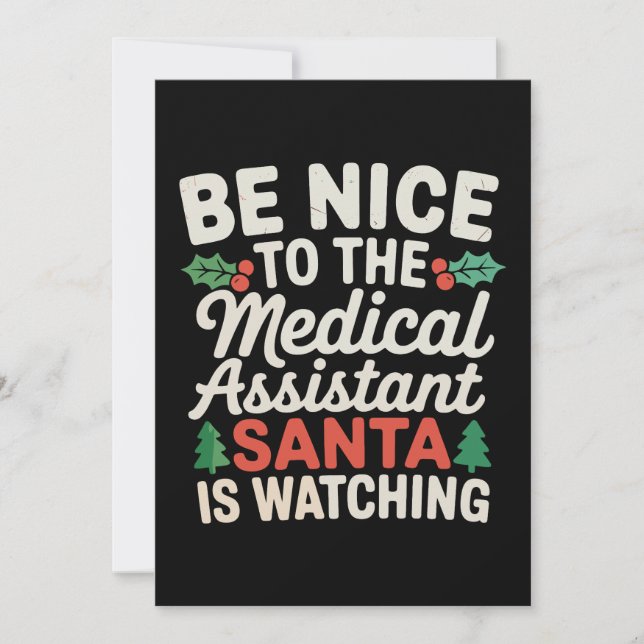 Convites Seja Simpático Para o Assistente Médico O Papai No (Frente)