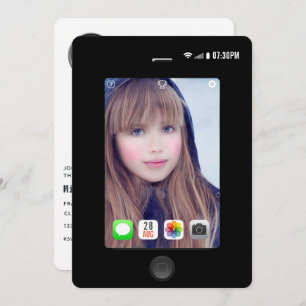 Convites Selecionar Foto de Festa de formatura