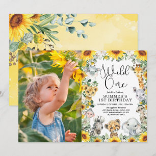 Convites Selva De Girassol Foto De Um Aniversário