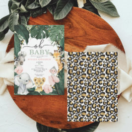 Convites Selva Selvagem Selvagem Selvagem Selvagem de Safar