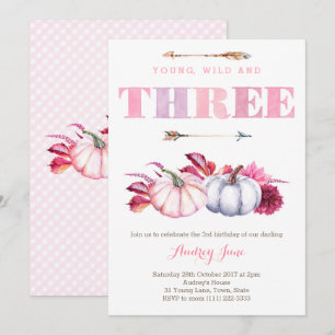 Convites Selvagem e três novos, partido de aniversário de