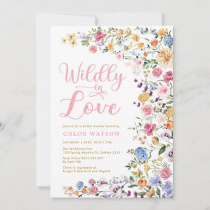 Convites Selvagem no Chá de panela do Jardim de Flores Selv