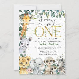 Convites Selvagem Tropical Um Safari Animais Menino Churras