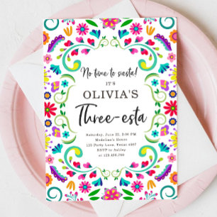 Convites Sem Tempo Para Siesta Terceira Garota Fiesta Anive