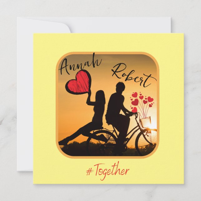 Convites Sempre Amor Romântico (Frente)