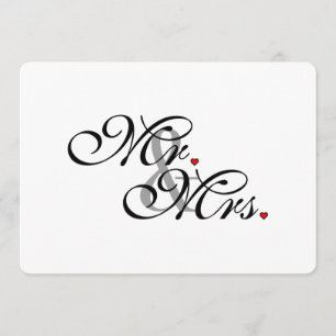 Convites Senhor e Senhora Marido Esposa Dele Dela Recém-Cas