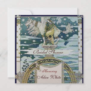 CONVITES SENHORA COM CHUVEIRO DE NOIVA FESTA DO UNICÓRNIO A