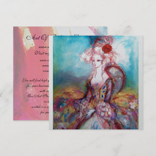 Convites SENHORA POMPADOUR Prateado Metálico