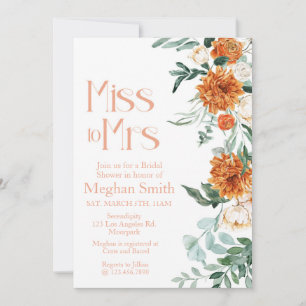 Convites Senhorita, Chá de panela, Bridal Brunch