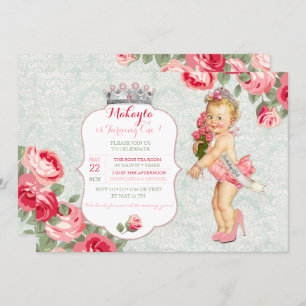 Convites Senhorita pequena Americano Representação